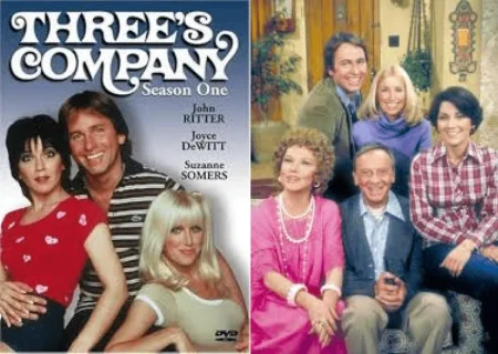 Three's Company cast, where are they now, John Ritter, Joyce DeWitt, Suzanne Somers, 70s TV shows, classic sitcoms, Three's Company today